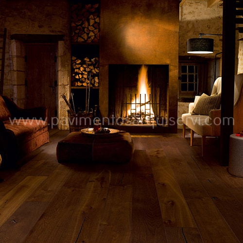 Madera Natural Parquet Roble Caramelo Aceitado